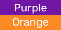 Purple/Orange